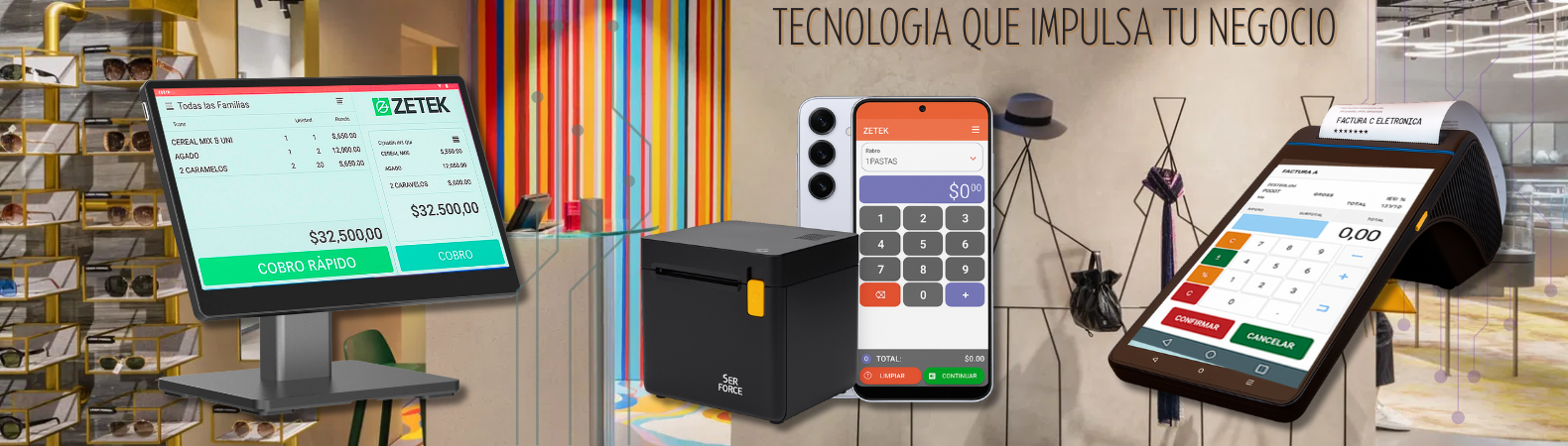 Controladores fiscales homologados ARCA y AFIP en Argentina - Comprar equipos ZETEK con soporte técnico y envío por Andreani